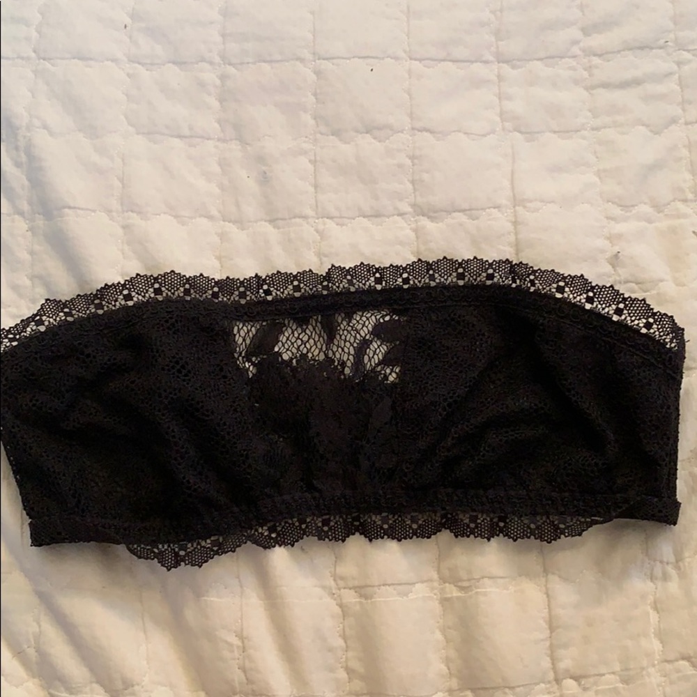 lace strapless bralette from vic secret